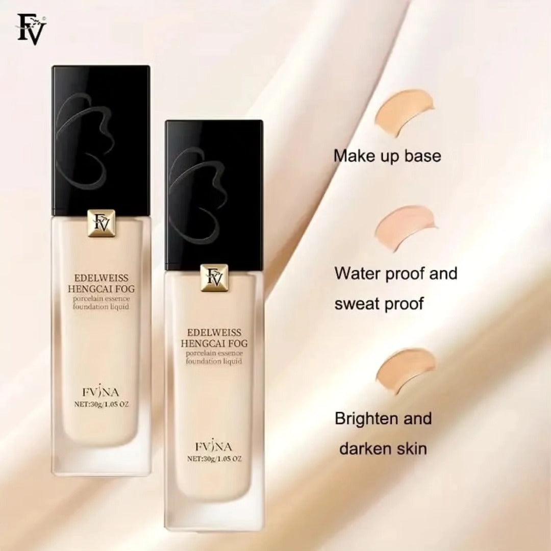 Viral FV Flawless Skin Liquid Foundation – Full Coverage, Lightweight & Long-Lasting